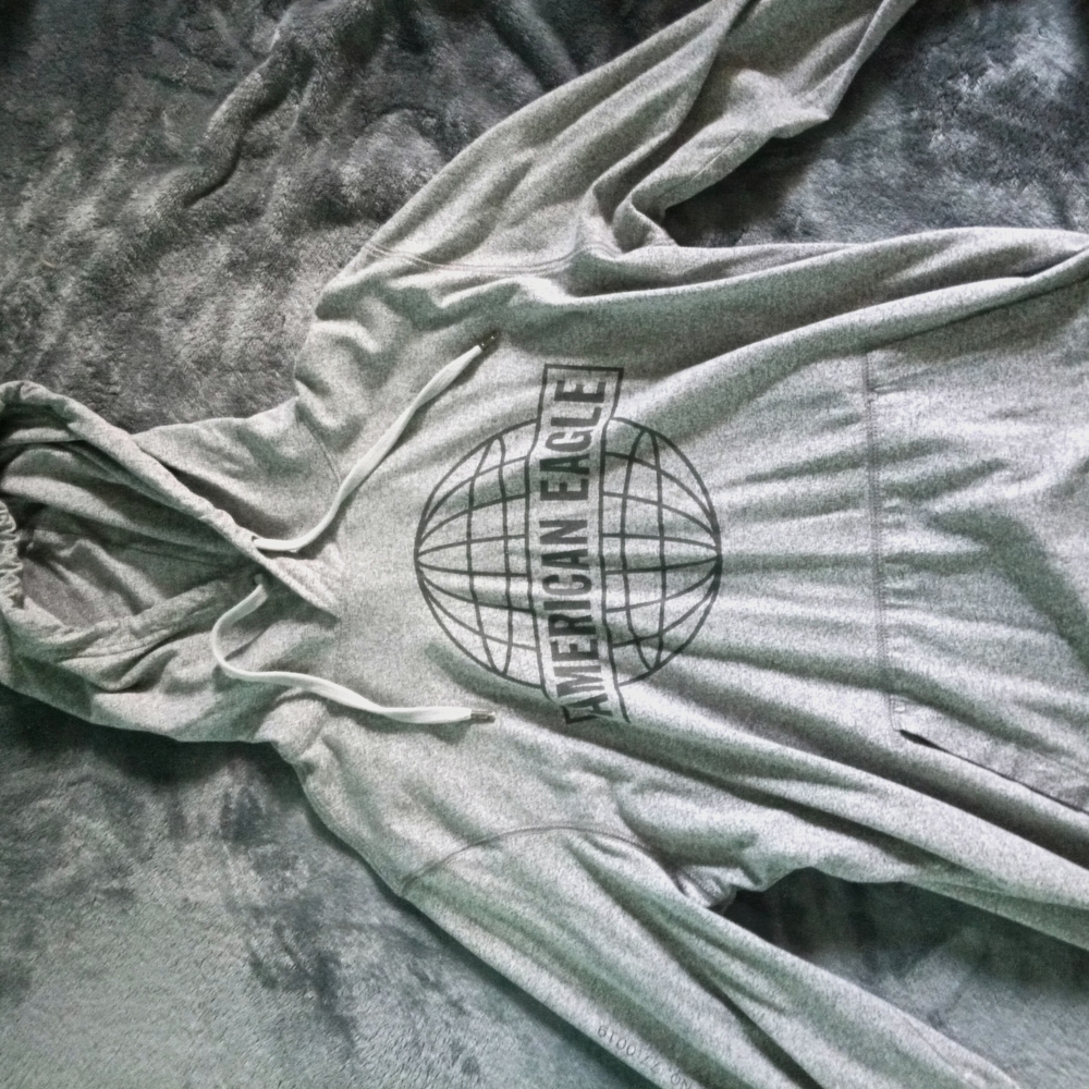 American Eagle Gray Hoodie